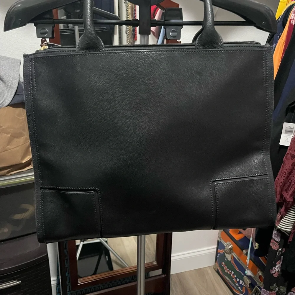 Tory Burch Laptop leather tote- great condition - Picture 6 of 6